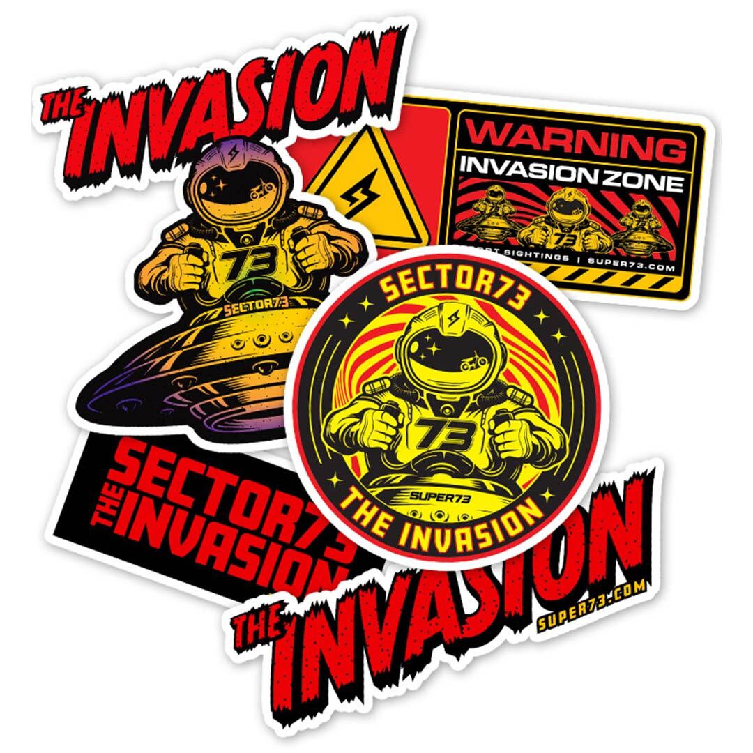 Product image of all the stickers that come in the sticker pack.