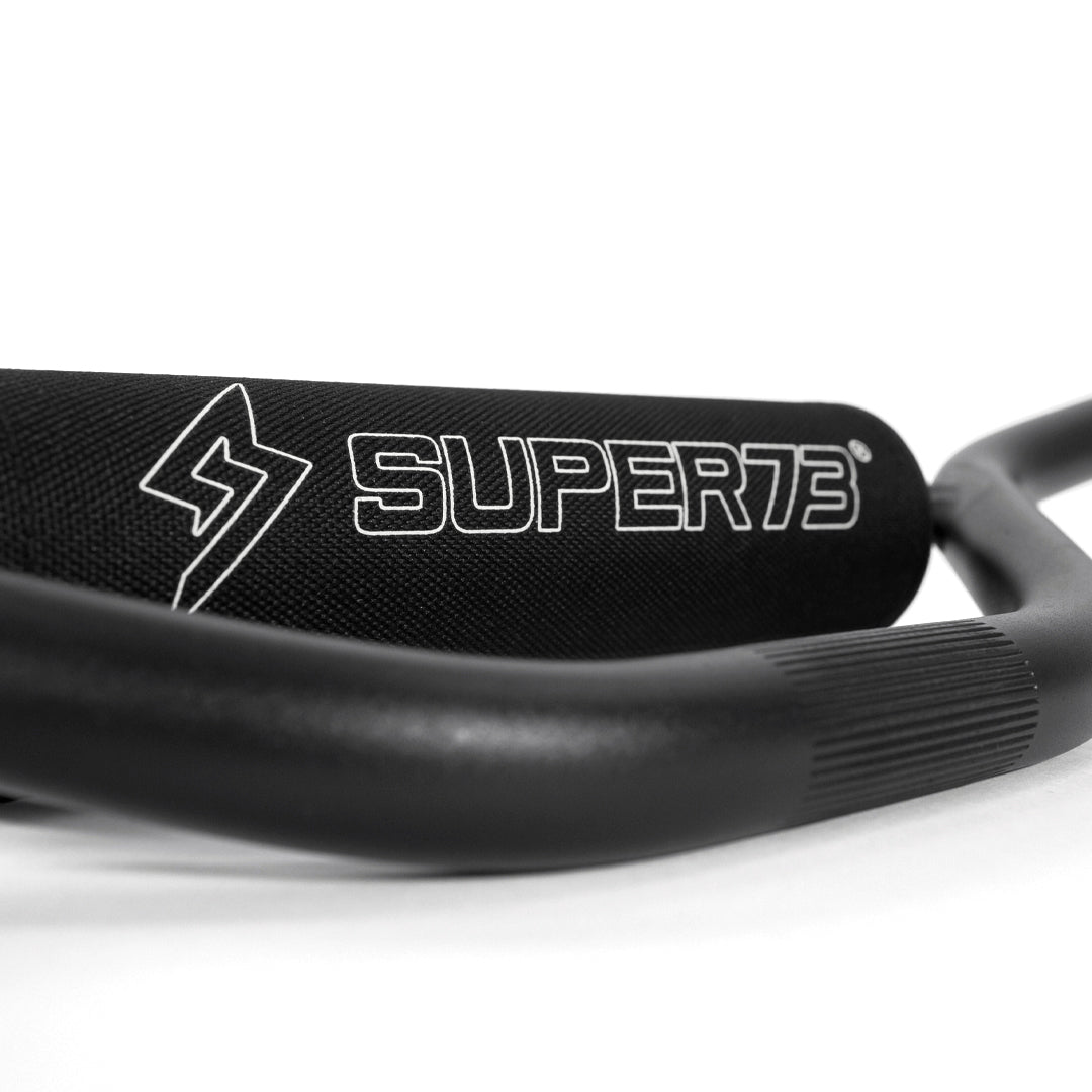 Detail view of Enduro Low Rise handlebar.