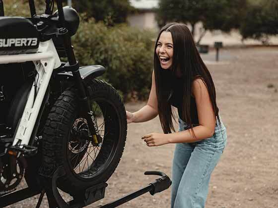 Recent graduate getting her dream SUPER73 ebike, the S2.