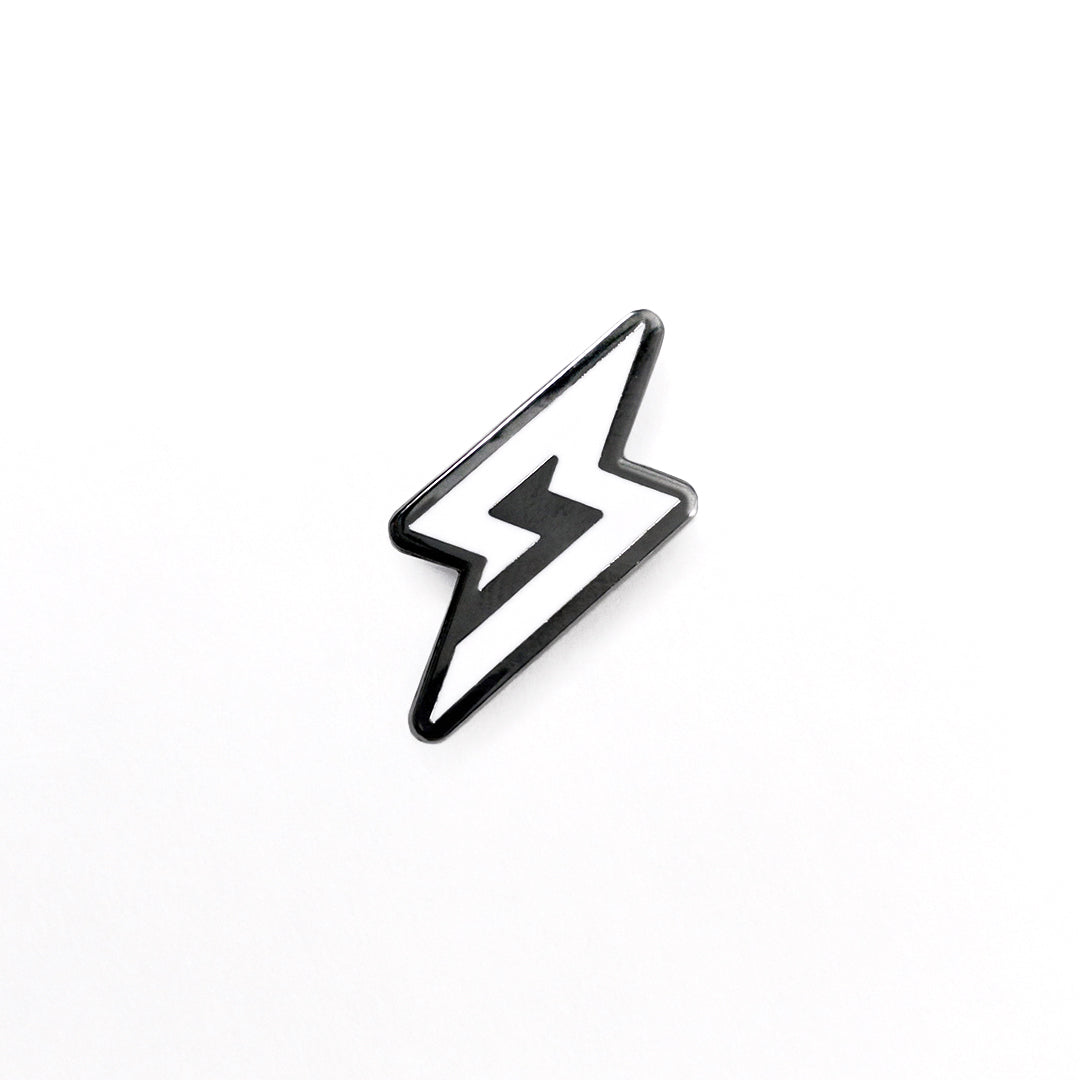 Super73 icon logo pin on white background