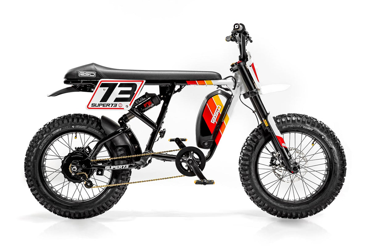 Side view of the RSD-RX: RSD x Super73-RX Malibu ebike