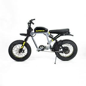 Side view of Black 2-Up Seat on RX model bike.