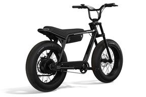 Rea 3/4 View of Z Miami: Obsidian Black, Super73 ebike