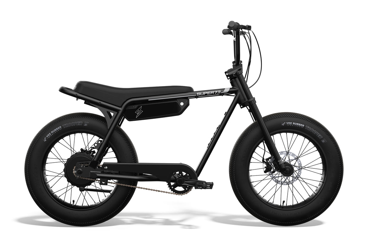 Side View of Z Miami: Obsidian Black, Super73 ebike