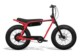 Side view of Z Miami: Sriracha Red, Super73 ebike