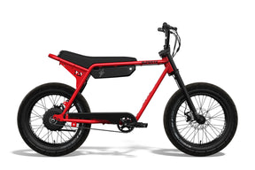 Side View of ZX: Sriracha Red, Super73 ebike