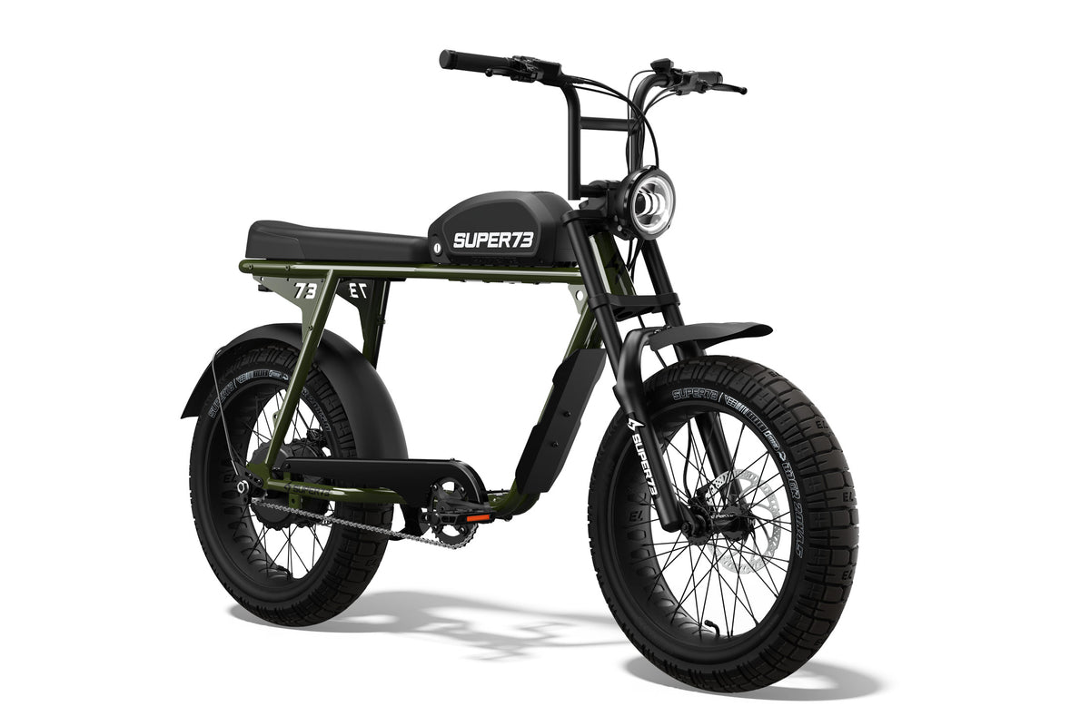 Hero of S2: Flannel Green, Super73 ebike