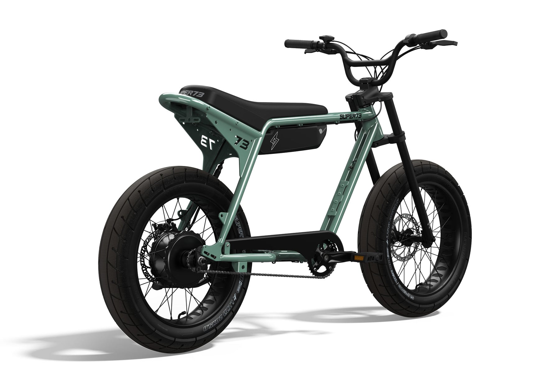 Rear 3/4 ZX: Agave Green, Super73 ebike